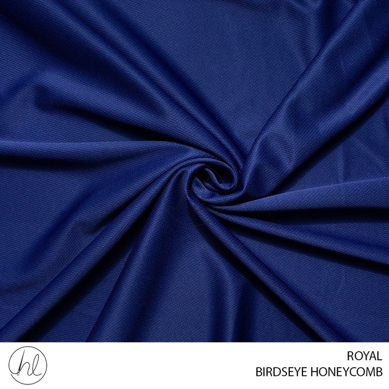 Birdseye Honeycomb 275 Royal 150cm Per M