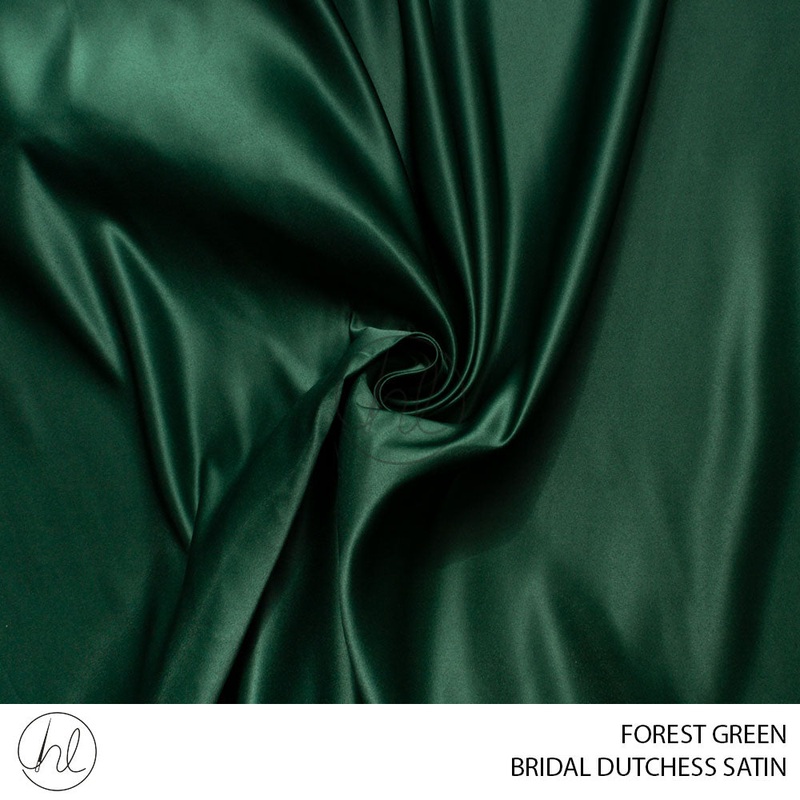 Bridal Dutchess Satin 55 Forest Green 150cm Per M
