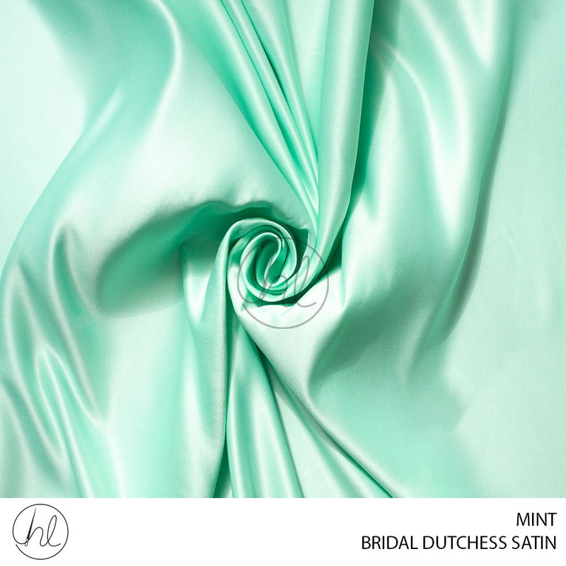 Bridal Dutchess Satin 55 Mint 150cm Per M