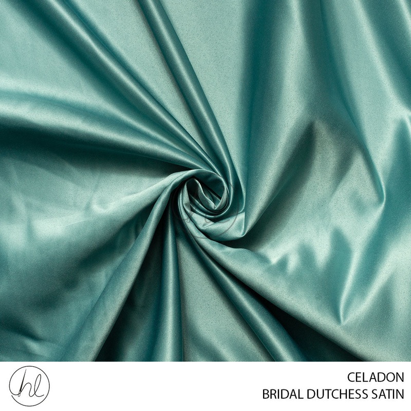 Bridal Dutchess Satin 781 Celadon 150cm Per M