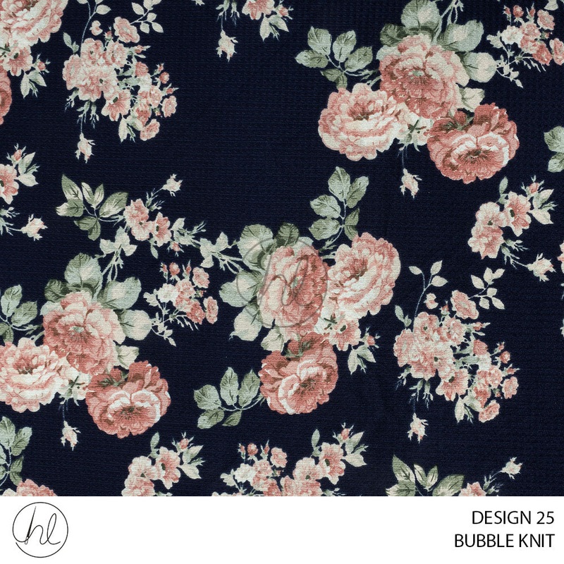 Bubble Knit 51 Navy Design 25 150cm Per M