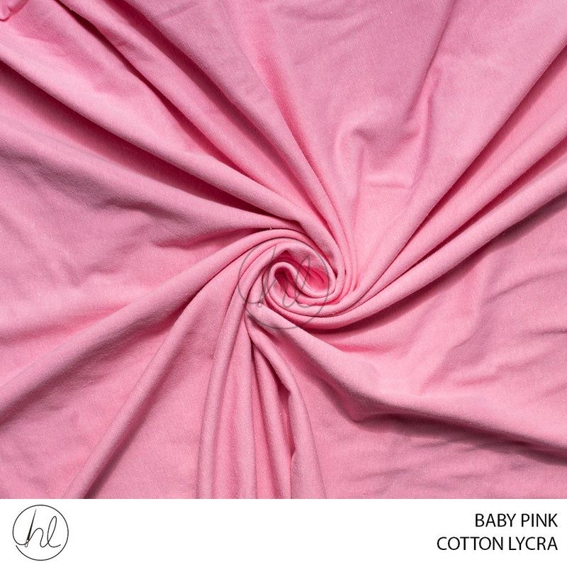 Cotton Lycra 139 Baby Pink 185cm Per M