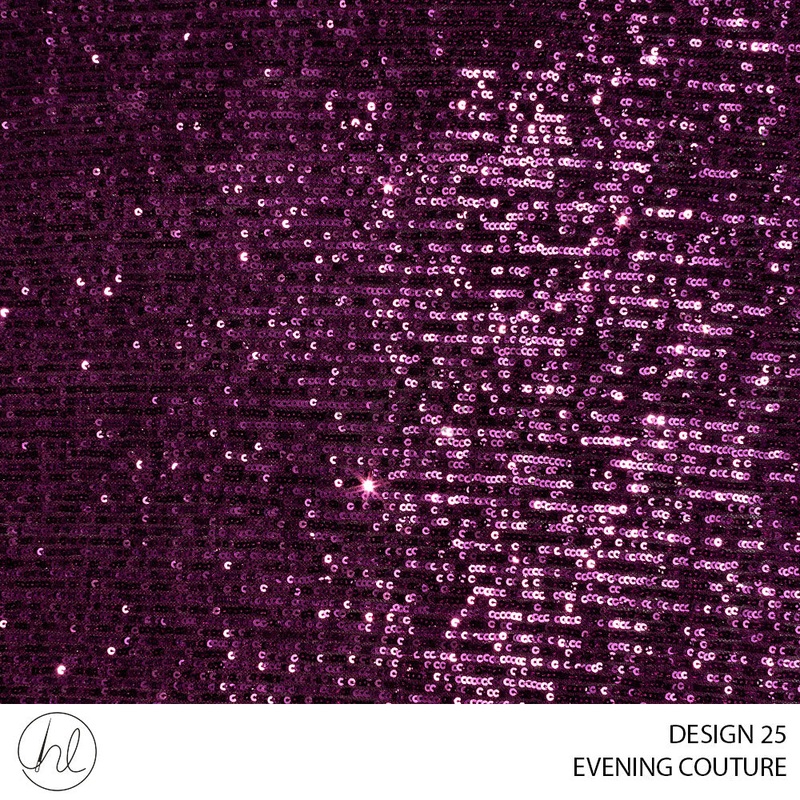 Evening Couture 51 Grape Design 25 150cm Per M