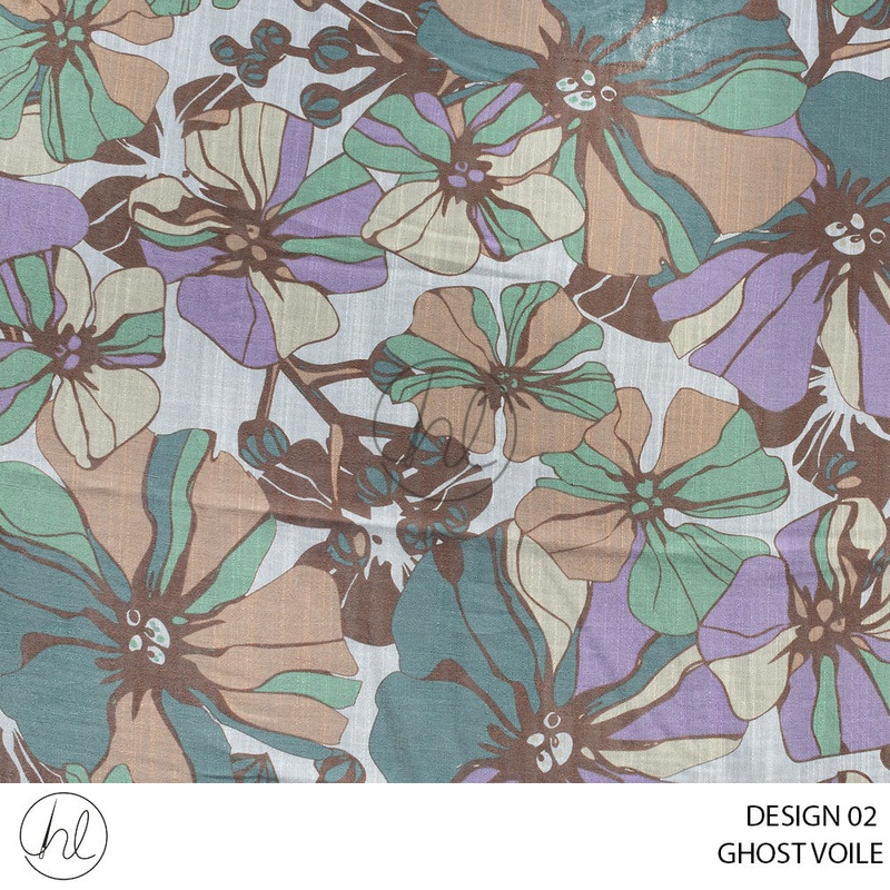 Ghost Volie 51 Floral Design 02 130cm Per M