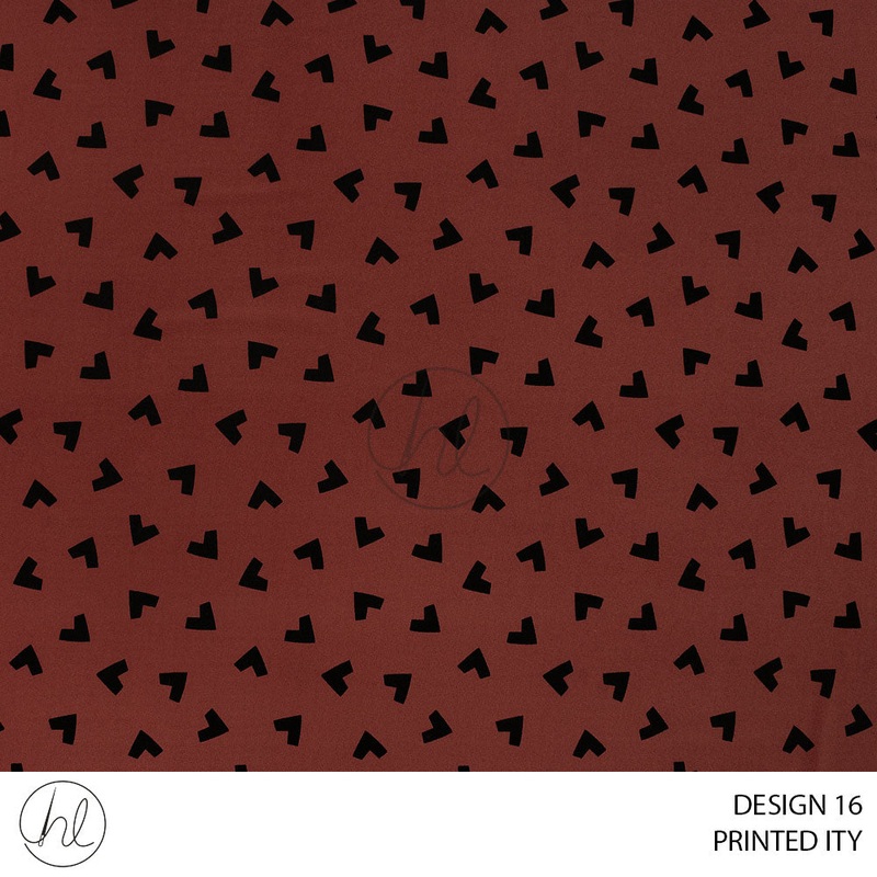 ITY Print 51 Brown Design 16 150cm Per M