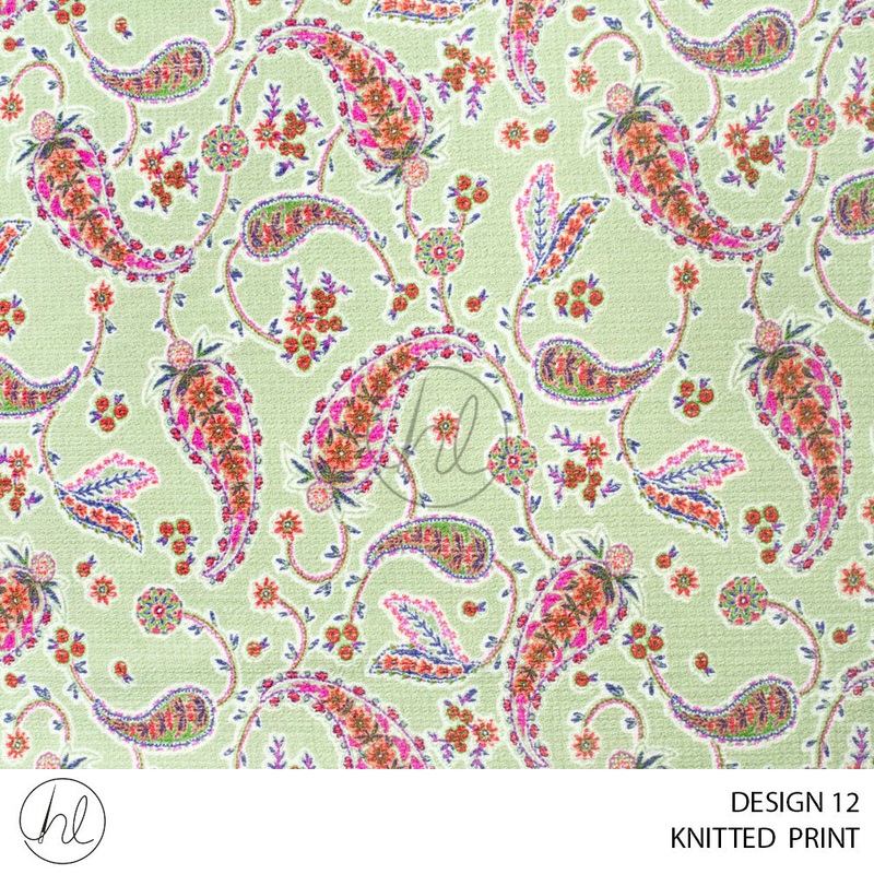 Knitted Print 51 Multi Design 12 150cm Per M