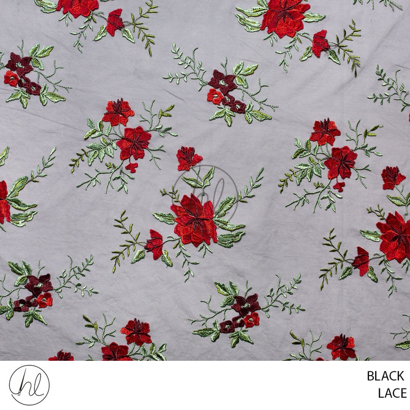 Lace 51 Black Design 11 140cm Per M