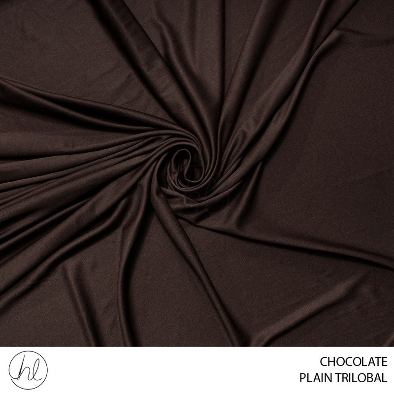 Plain trilobal 53 Chocolate 150cm Per M