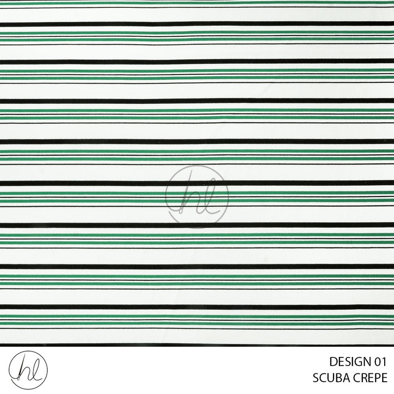 Scuba Crepe 51 White 150cm Per M