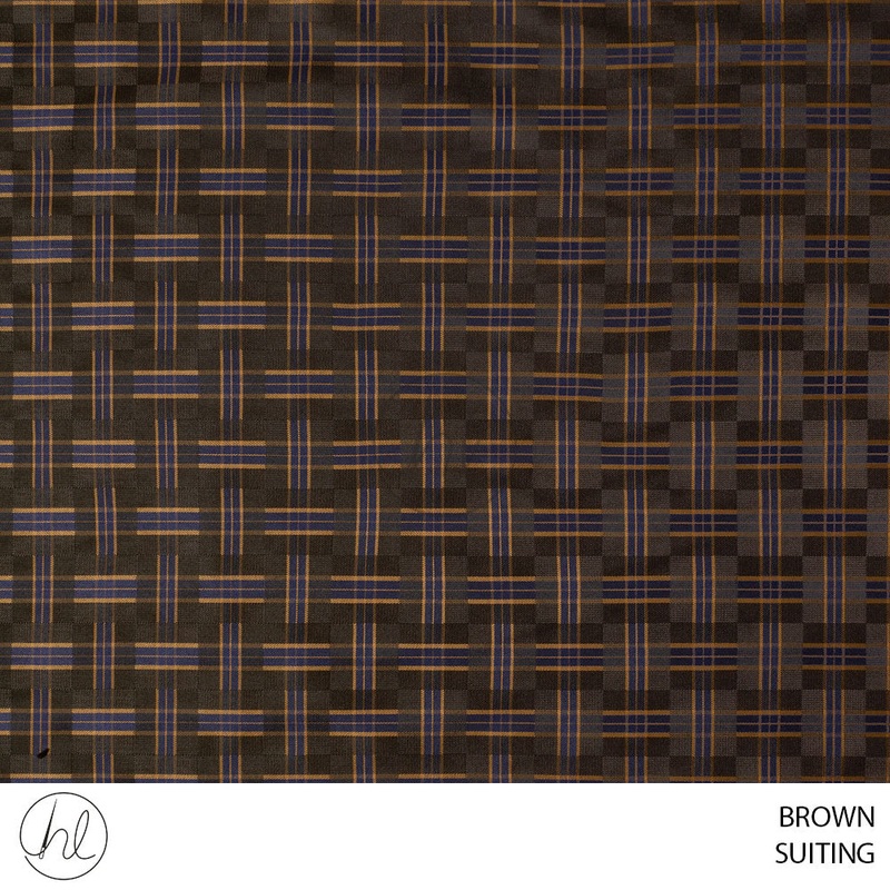 Suiting 55 Brown Design 07 150cm Per M