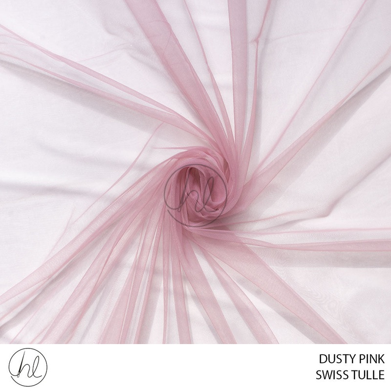 Swiss Tulle 53 Dusty Pink 3M  Per M