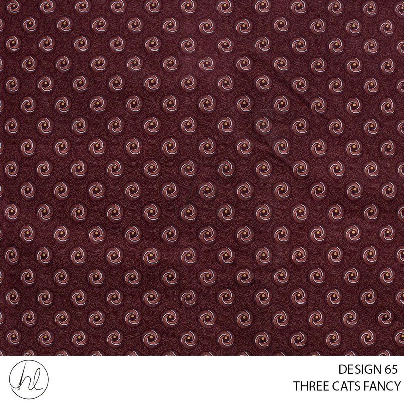 Three Cats Fancy 419 Rust Design 65 90cm Per M
