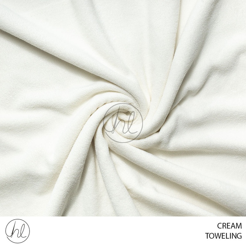 Toweling 55 Cream 150cm Per M
