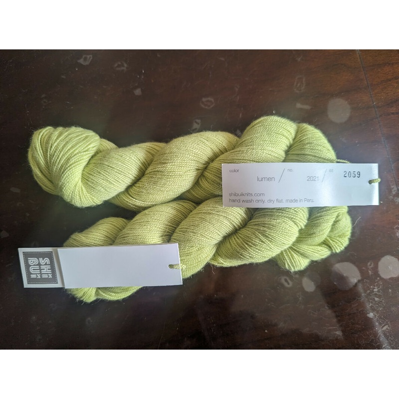 2 skeins Shibui Cima yarn