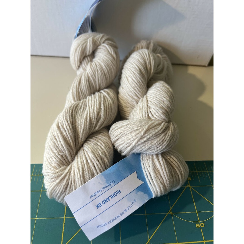 Copy of Cloudborn Fibers Highland DK- Oatmeal Heather
