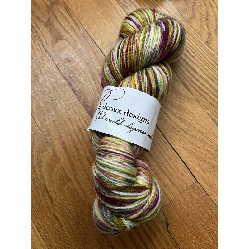 Hand dyed super wash merino fingering weight yarn