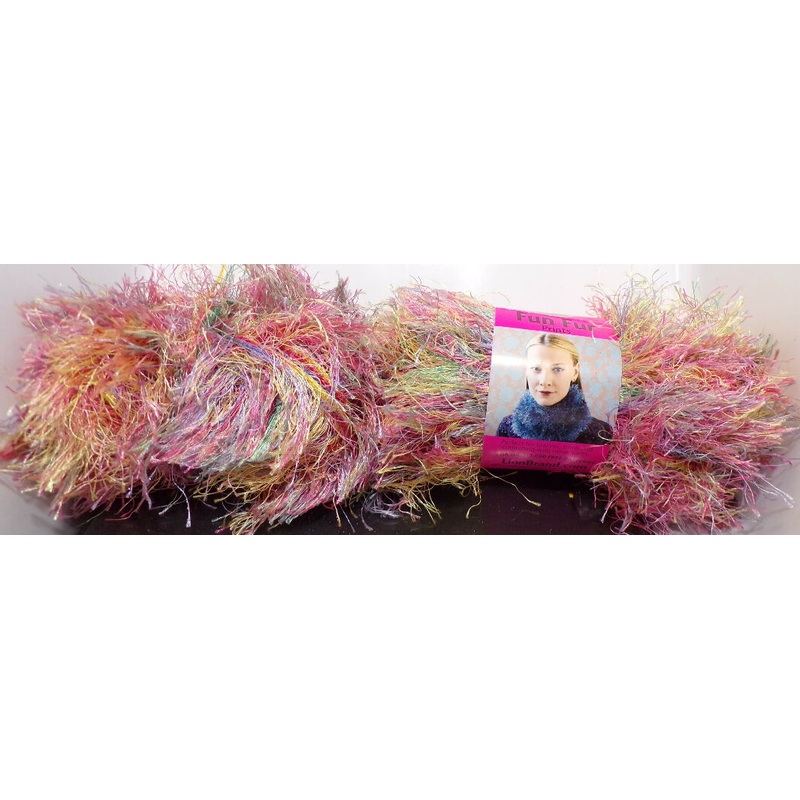 Lion Brand 'Fun Fur Prints' Confetti; 1 Full Skein plus 1 oz. Extra