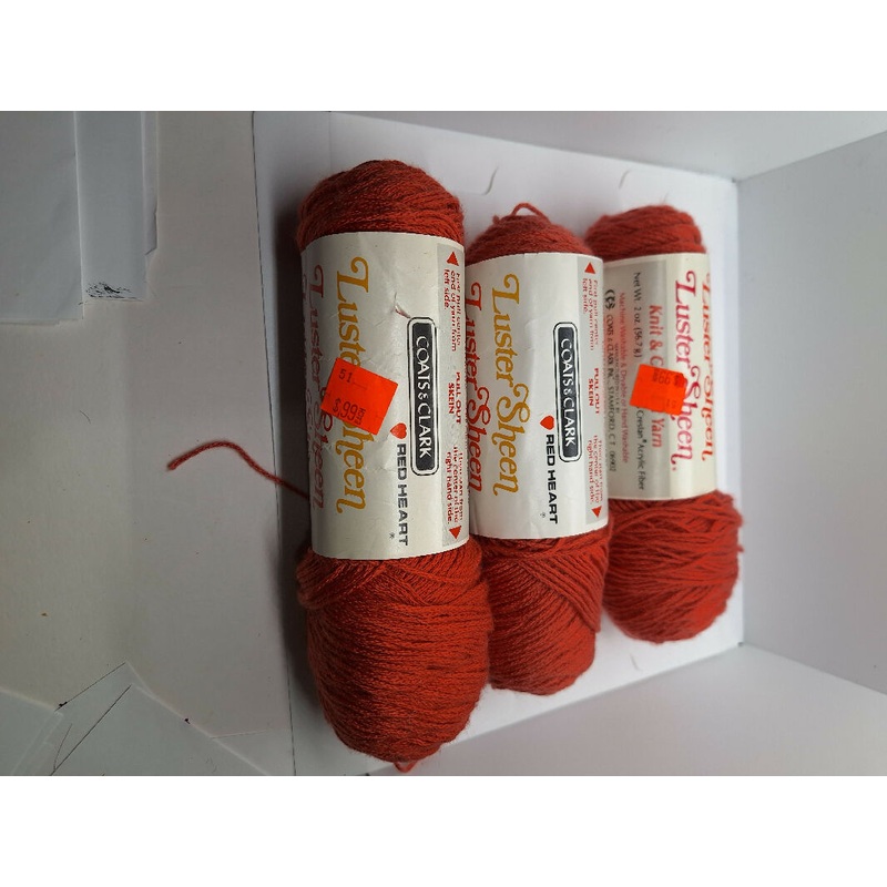 Luster sheen yarn