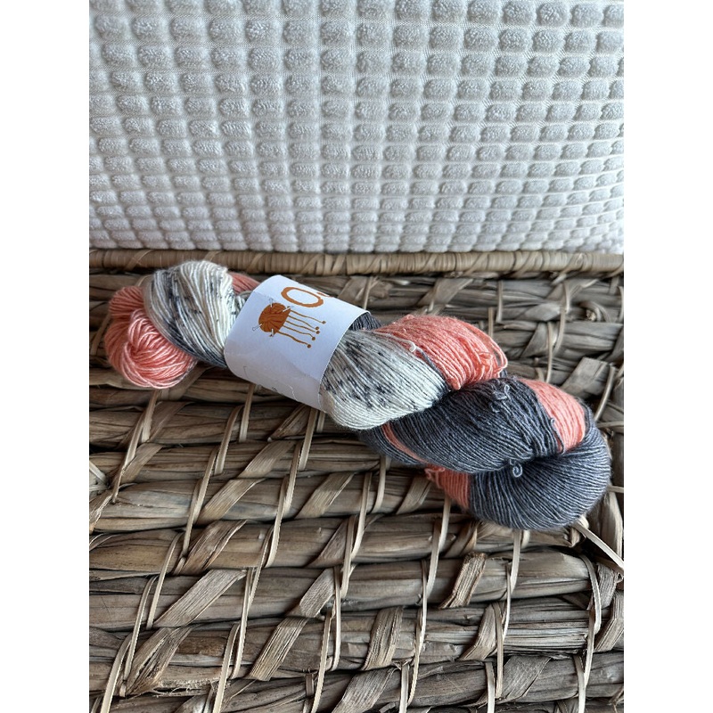 Orange Jellyfish Dream Silk Fingering
