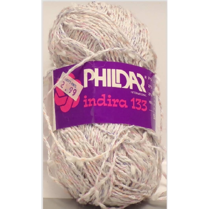 Phildar 'Indira 133', Cotton, Acrylic; Lt Blue; Lot of 8. Vintage