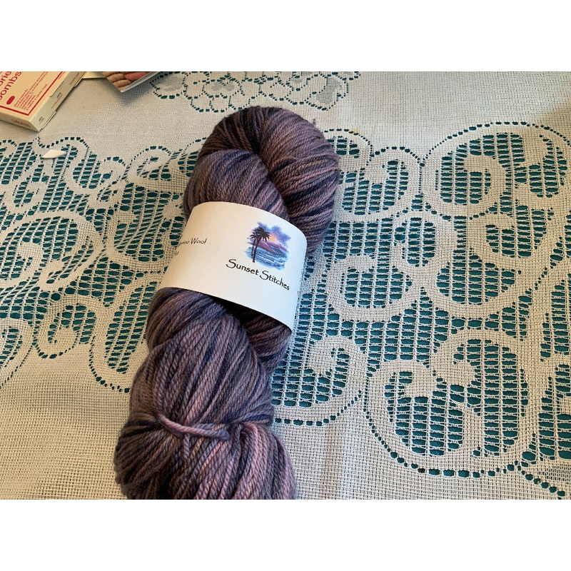 Sunset Stitches Fingering Weight Hand Dyed Yarn