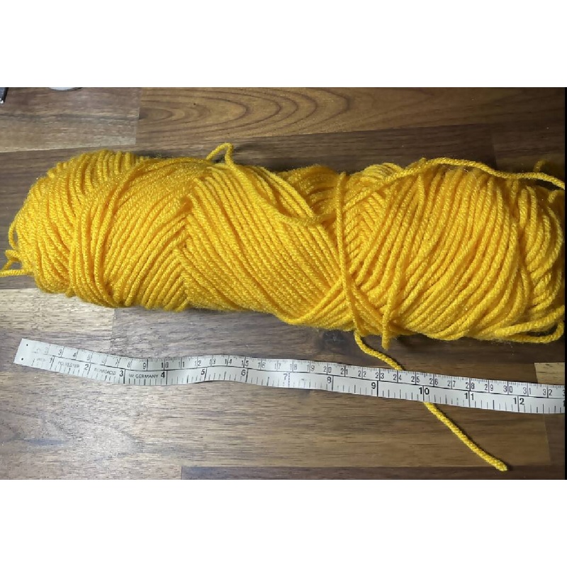 Yellow Acrylic Yarn
