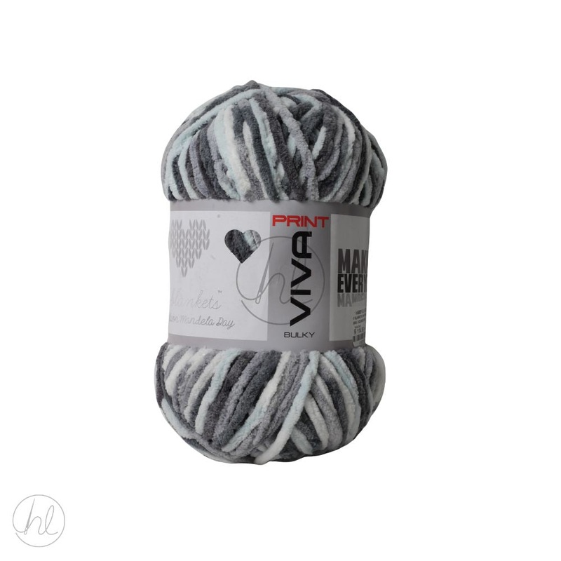 67 BLANKETS VIVA PRINT 300G  LIQUORICE FREE