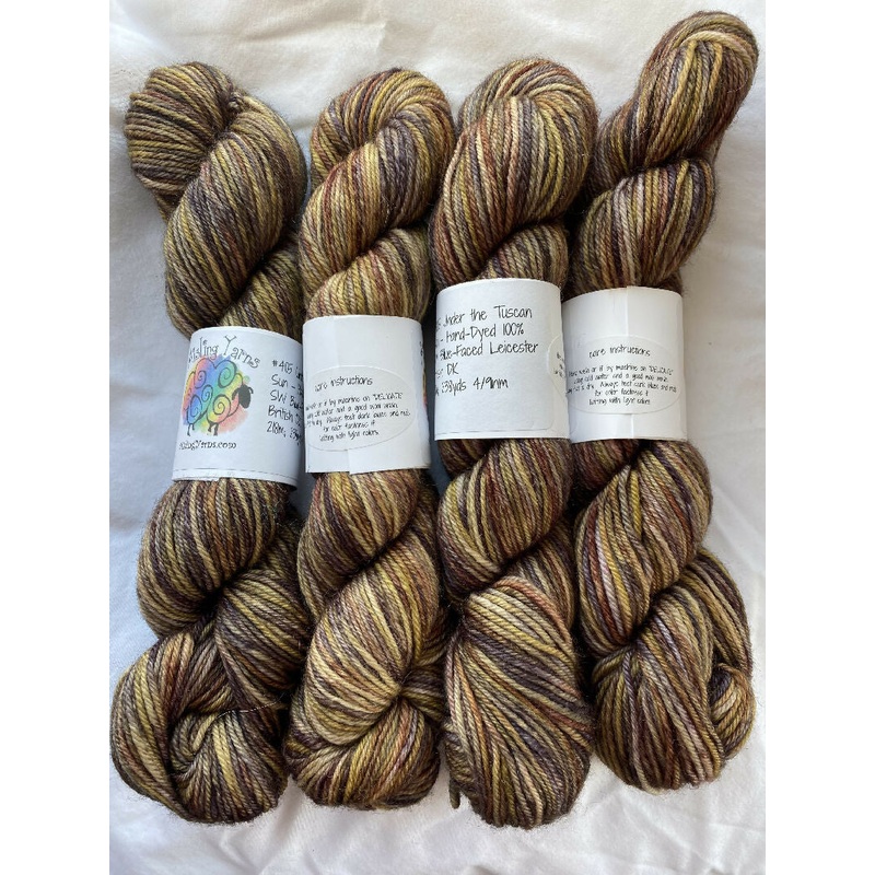 Dk Yarn Lot Orange/Brown