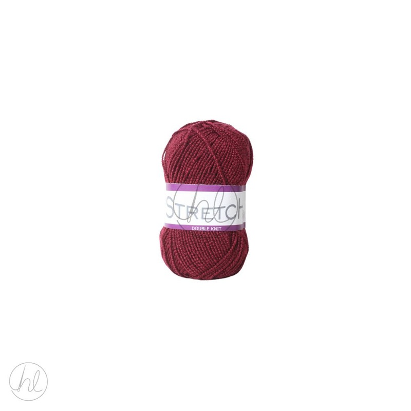 ELLE STRETCH WOOL DK  50G  MAROON FREE
