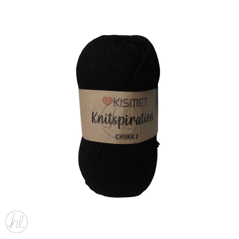KNITSPIRATION CHUNKY 100G BLACK FREE