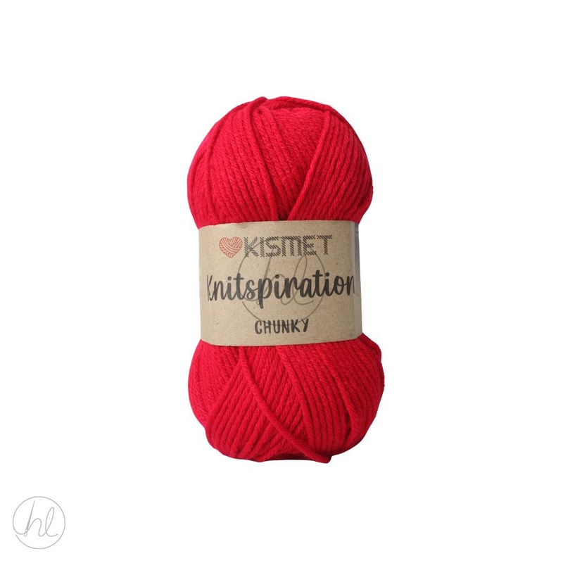 KNITSPIRATION CHUNKY 100G CRIMSON FREE