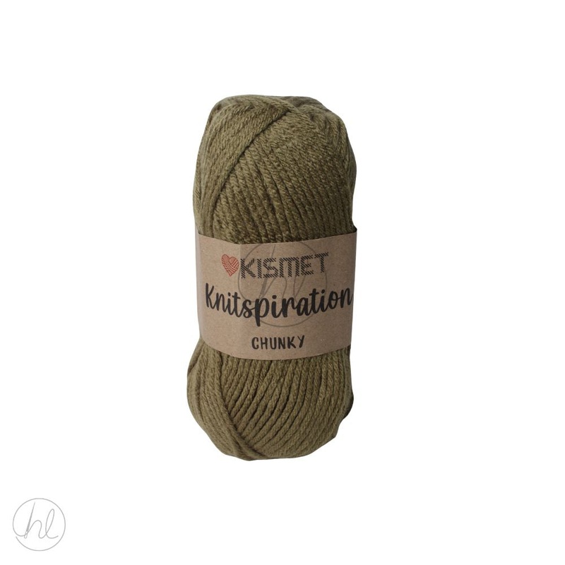 KNITSPIRATION CHUNKY 100G KHAKI FREE