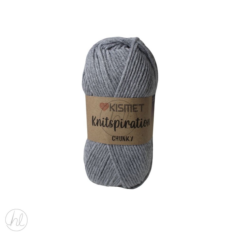 KNITSPIRATION CHUNKY 100G L/GREY FREE