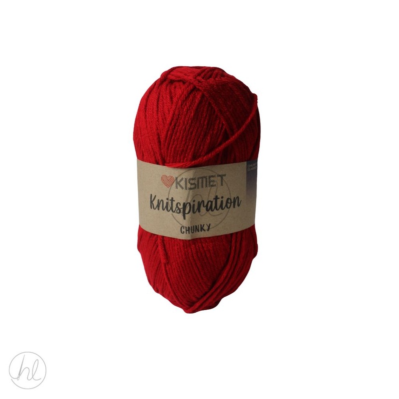 KNITSPIRATION CHUNKY 100G RED FREE
