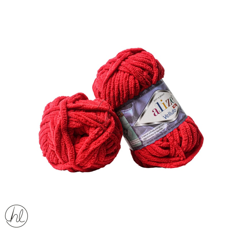 Alize Velluto 100G Red Free