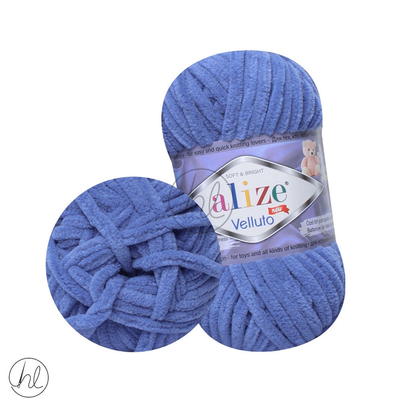 Alize Velluto BLUE 100G 374