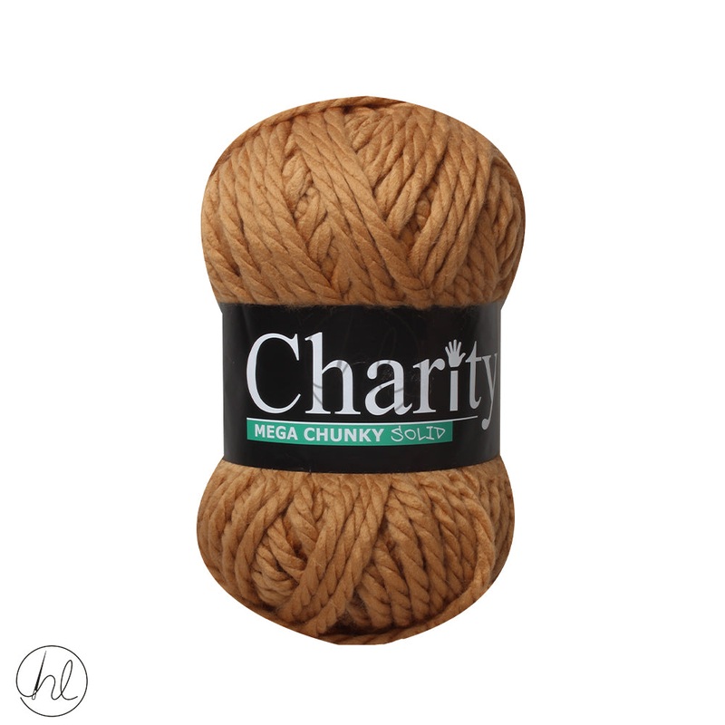 CHARITY MEGA CHUNKY SOLID 300G CAMEL 145