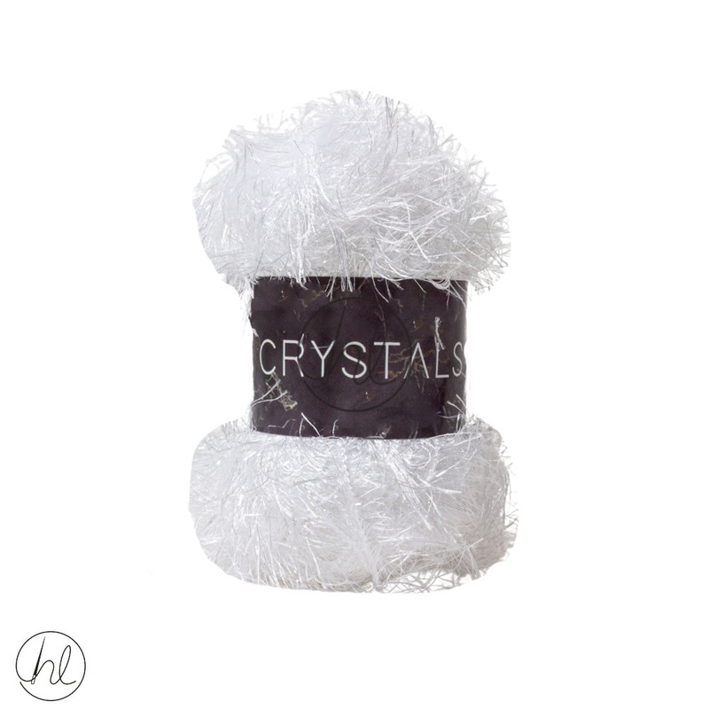 Crystal Feathers Yarn50G  White
