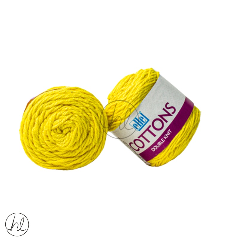 ELLE COTTON DK 50G YELLOW