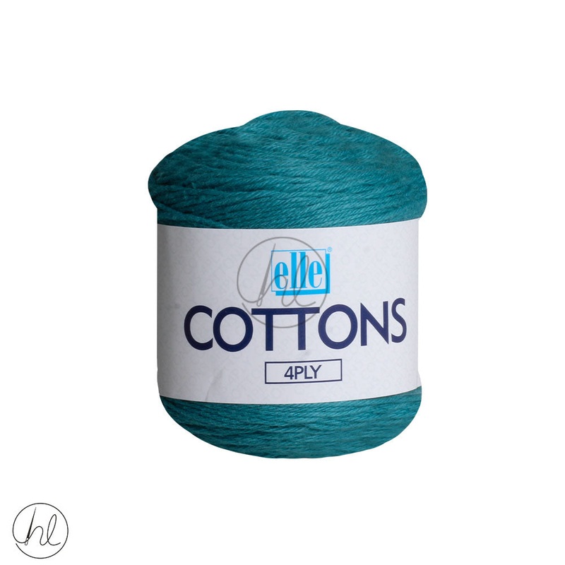 ELLE COTTONS 4PLY TEAL 50G
