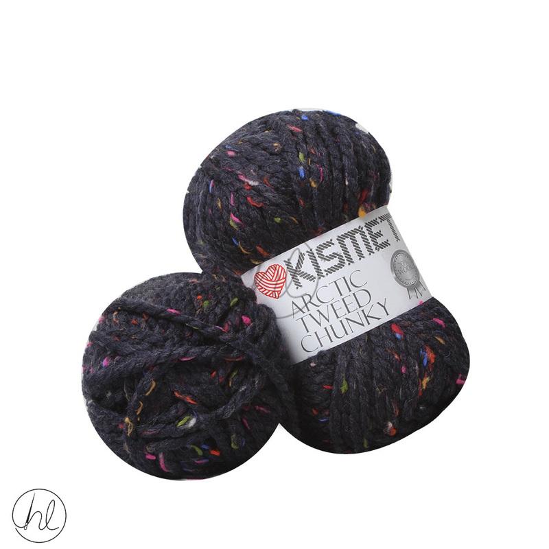 KISMET ARCTIC TWEED CHUNKY 100G NAVY 09