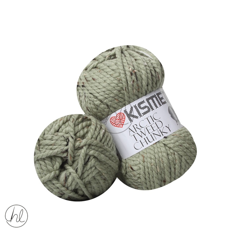KISMET ARCTIC TWEED CHUNKY 100G SAGE GREEN 11