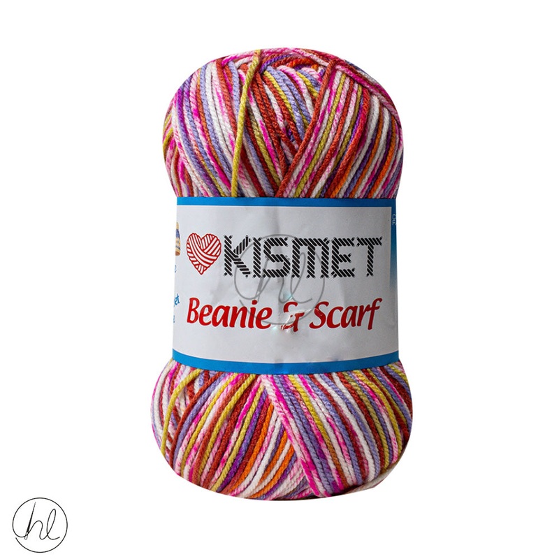 Kismet Beanie & Scarf   250GCerise