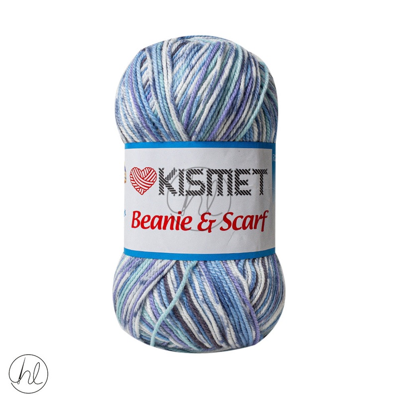 Kismet Beanie & Scarf   250GSaxe Blue