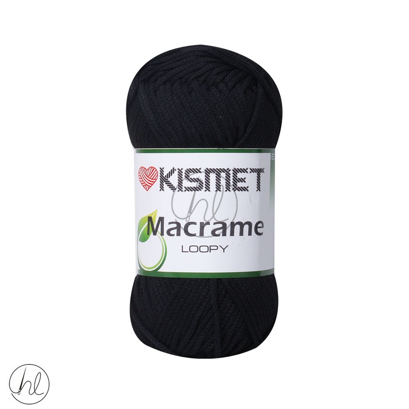 KISMET MACRAME LOOPY 200G BLACK