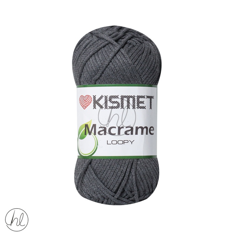 KISMET MACRAME LOOPY 200G DARK GREY