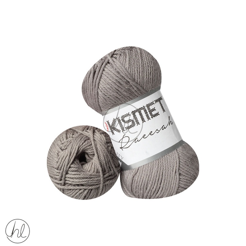 RAEESAH 100% PURE COTTON DARK GREY 61 50G