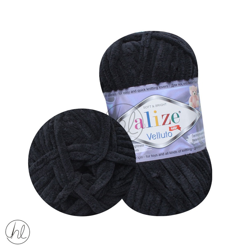 Alize Velluto BLACK 100G 60