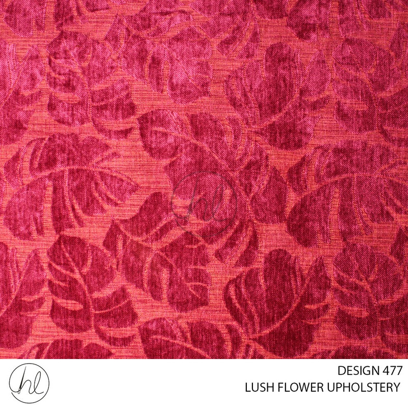 C/D Upholstery Lush Flower Cerise