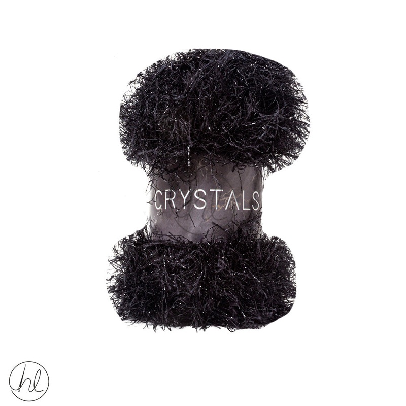 Crystal Feathers Yarn50G Black
